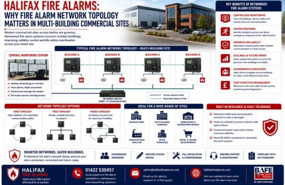 Halifax Fire Alarms: Why Fire Alarm Network Topology Matters In Multi-Building Commercial Sites