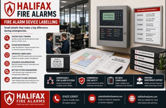 Halifax Fire Alarm Device Labelling – Small Details That Make a Big Difference During Emergencies
