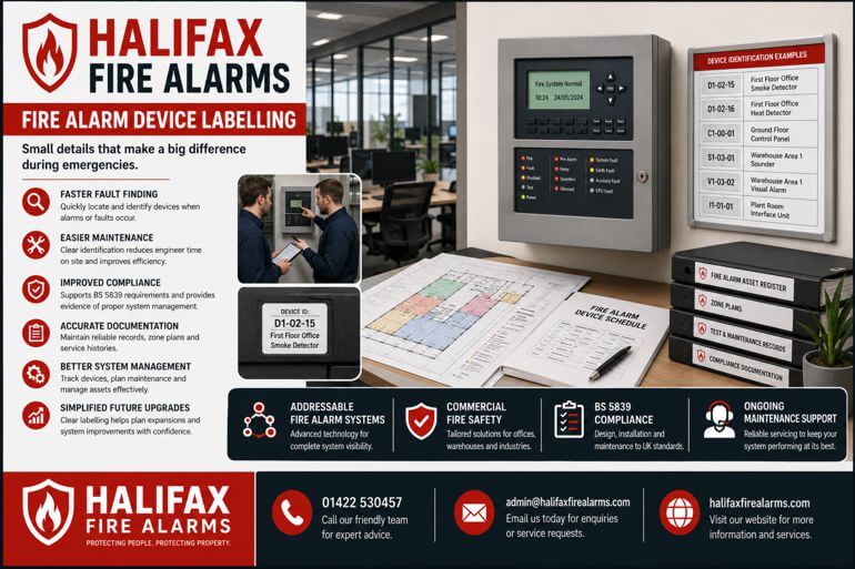 Halifax Fire Alarm Device Labelling – Small Details That Make a Big Difference During Emergencies